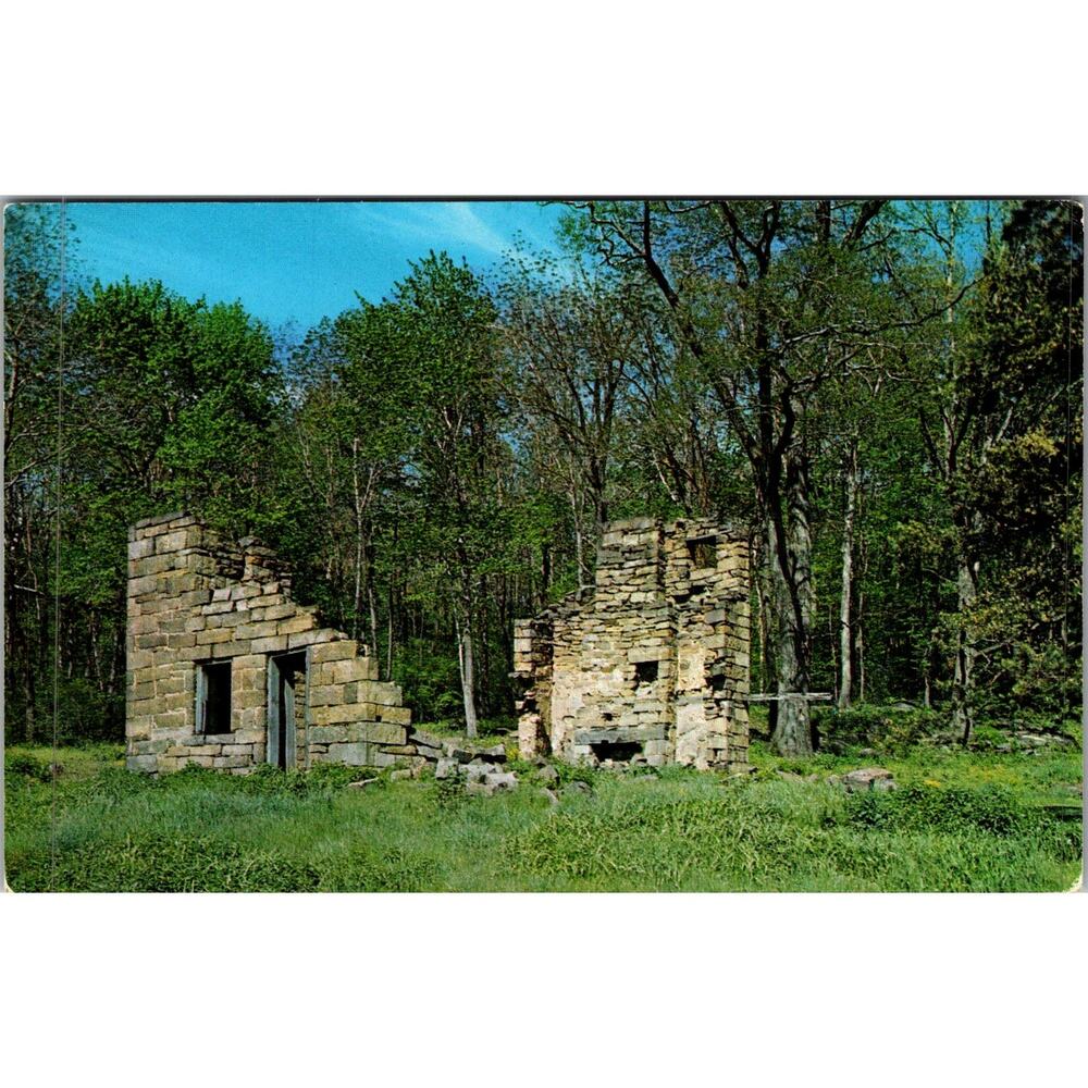 Ruins of The Old Stone House Franklin PA Vintage Postcard SP17-23